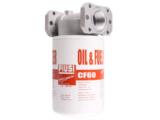 Filtro de combustible y aceite Piusi 60 l/min, 10 µm, art: F0777200A.