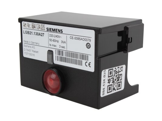 Sistema de control de quemador Siemens LGB21.130A27
