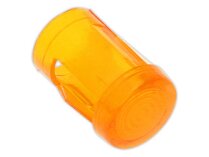 Tapa de bombilla de plástico naranja Ecoflam, art: 65322055