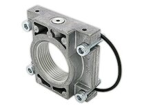 Brida de válvula de gas Dungs Rp 1 1/4" con junta, art: 65323698.
