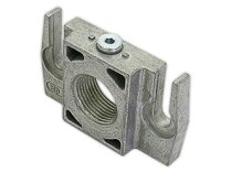 Brida de válvula de gas Ecoflam con pezón, art: 65322630.