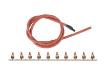 Cable universal de alto voltaje L1m+punta 4 mm