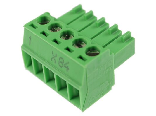 Conector Weishaupt X84 de 5 pines, art.: 716341.