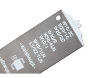 Plantilla de configuración de Weishaupt, 24111000017